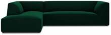 Nurgadiivan Micadoni Home Ruby 4 Seats, 273 x 180 x 69 cm, tumeroheline, vasak