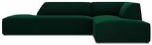 Nurgadiivan Micadoni Home Ruby Modular 4 Seats, 273 x 180 x 69 cm, tumeroheline, parem