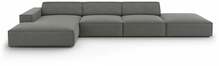 Nurgadiivan Micadoni Home Jodie 5 Seats, helehall, vasak, 341 x 166 x 70cm