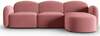 Nurgadiivan Micadoni Home Blair Velvet, 272 x 155 x 80 cm, roosa, parem