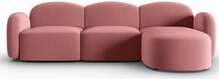 Nurgadiivan Micadoni Home Blair Velvet, 272 x 155 x 80 cm, roosa, parem