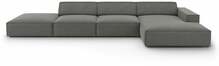 Nurgadiivan Micadoni Home Jodie 5 Seats, helehall, parem, 341 x 166 x 70 cm