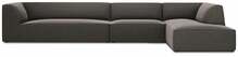 Nurgadiivan Micadoni Home Ruby 5 Seats, 366 x 180 x 69 cm, tumehall, parem