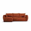 Pehme nurgadiivan Cosmopolitan Design Matera, 140 x 140 cm, oranž, vasakpoolne, Haga 44