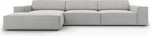 Nurgadiivan Micadoni Home Jodie 4 Seats, 284 x 166 x 70 cm, helehall, vasak, Megan 363