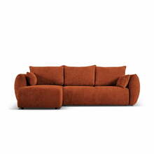 Pehme nurgadiivan Cosmopolitan Design Matera, 140 x 140 cm, oranž, vasakpoolne, Haga 44