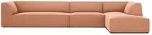 Nurgadiivan Micadoni Home Ruby 5 Seats, 366 x 180 x 69 cm, roosa, parem
