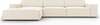 Nurgadiivan Micadoni Home Jodie 4 Seats, 284 x 166 x 70 cm, helepruun, vasak