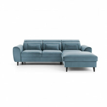 Nurgadiivan Eltap Foble Velvetmat 100, parem, 196 x 267 x 100 cm, sinine