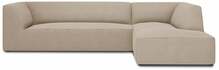 Nurgadiivan Micadoni Home Ruby 4 Seats, 273 x 180 x 69 cm, liivakarva pruun, parem