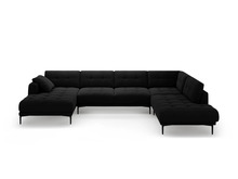 Nurgadiivan Micadoni Home Bemy, 373 x 240 x 86 cm, Velvet Panoramic, 7-kohaline, must
