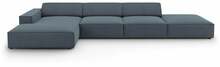 Nurgadiivan Micadoni Home Jodie 5 Seats, 341 x 166 x 70 cm, sinine, vasak