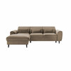 Nurgadiivan Eltap Foble Nube 20, 196 x 267 x 100 cm, vasak, helepruun