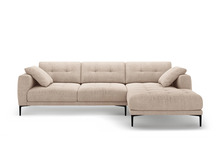 Nurgadiivan Micadoni Bemy, 295 x 174 x 86 cm, 3-kohaline, parem nurk, helepruun