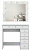 Tualettlaud Kalune Design BJ117 - 2788, 44.5 x 90 x 79.8 cm, peegliga, valge