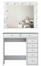 Tualettlaud Kalune Design BJ117 - 2788, 44.5 x 90 x 79.8 cm, peegliga, valge