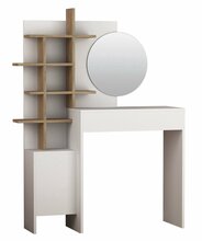 Tualettlaud Kalune Design Mup 855DTE4303, 35 x 105 x 151 cm, tamm/valge