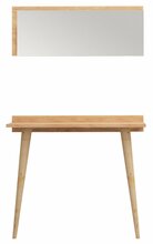 Konsoollaud Kalune Design Banevento, 80 x 32 x 84 cm, tamm, pruun