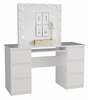 Kosmeetikalaud Top E Shop Kuba, 130 x 51 x 76 cm, valge