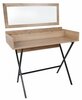 Tualettlaud Kalune Design Hive, 50 x 100 x 89 cm, tamm/must, peegliga
