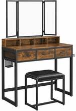 Tualettlaud Leobert 20771, 90 x 40 x 141 cm, pruun/must, peegliga, 2 tk