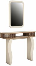 Konsoollaud Kalune Design Damla, 105 x 30 x 85 cm, beež/pruun