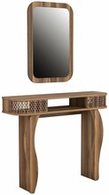 Konsoollaud Kalune Design Damla 845, 105 x 30 x 85 cm, pähkel
