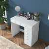 Kosmeetikalaud Kalune Design BJ108, 90 x 44.5 x 81.6 cm, valge