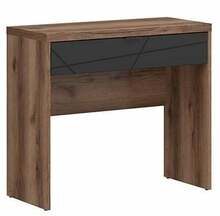 Tualettlaud Black Red White Forn, 38.5 x 90 x 79.5 cm, tamme/must