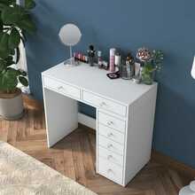 Kosmeetikalaud Kalune Design BJ108, 90 x 44.5 x 81.6 cm, valge