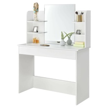 Tualettlaud ModernHome PWSHT-20, 40 x 108 x 142 cm, peegliga, valge