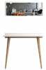 Konsoollaud Kalune Design Venezia, 80 x 32 x 84 cm, valge