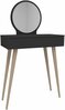 Tualettlaud Kalune Design Siena 550ARN2777, 72 x 35 x 129.2 cm, antratsiit, peegliga