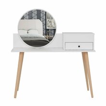 Tualettlaud Kalune Design Angel 382NRC1902, 60 x 120 x 96 cm, valge, peegliga