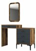 Tualettlaud Kalune Design Lizbon 543, 40 x 124 x 84.7 cm, antratsiit/pähkel