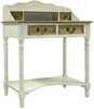 Tualettlaud Home4you Samira, 80 x 48 x 101 cm, antiikvalge/pruun