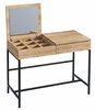 Tualettlaud Kalune Design Linda, 100 x 45 x 74 cm, tamm/must