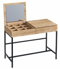 Tualettlaud Kalune Design Linda, 100 x 45 x 74 cm, tamm/must