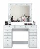 Tualettlaud Kalune Design BJ119 - 2895, 44.5 x 120 x 153.4 cm, peegliga, valge