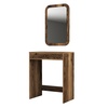 Tualettlaud Kalune Design Lizbon, 84,7 x 70 x 40 cm, pähkel, peegliga