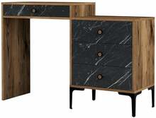 Tualettlaud Kalune Design Lizbon 555, 40 x 124 x 84.7 cm, must/pähkel