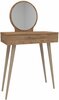 Tualettlaud Kalune Design Siena 550ARN2776, 72 x 35 x 129.2 cm, mänd, peegliga