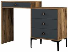 Tualettlaud Kalune Design Lizbon 550, 40 x 124 x 84.7 cm, antratsiit/pähkel