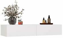 Kosmeetikalaud Top E Shop Mika, 110 x 40 x 20 cm, valge, 2 sahtlit