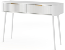 Kosmeetikalaud Eltap Chavelle, 120 x 80 x 40 cm, valge, modernne