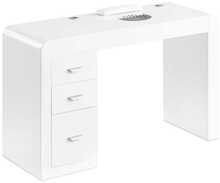 Maniküürilaud Activshop MOD 312, tolmukogujaga, valge
