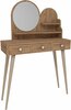 Tualettlaud Kalune Design Ruges 550ARN2771, 74 x 35 x 130.8 cm, pruun, peegliga