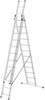Redel, alumiinium HAILO ProfiStep Combi, 3x12 astet