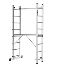 Redel-tellingud, alumiinium Drabest AL-DR-RU-2X8-PRO-2K+H, 2x8 astet, platvorm 46x150 cm