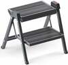 Kokkupandav astmepink HAILO StepFix, teras, 2 astet, must